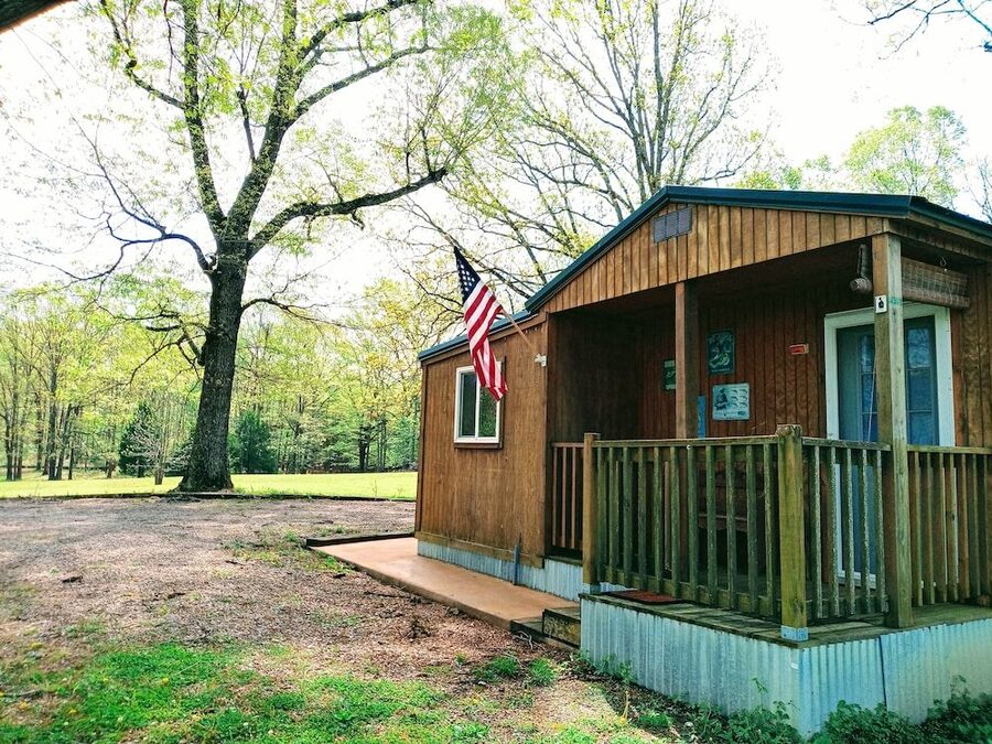 Tiny Home Cabin by the Pond