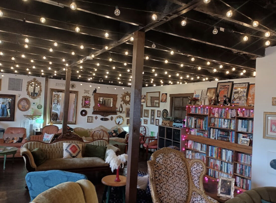 Inside Moody Cat Coffee Shop in downtown Selmer