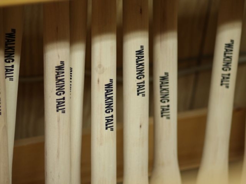 Walking Tall sticks at the Buford Pusser Museum